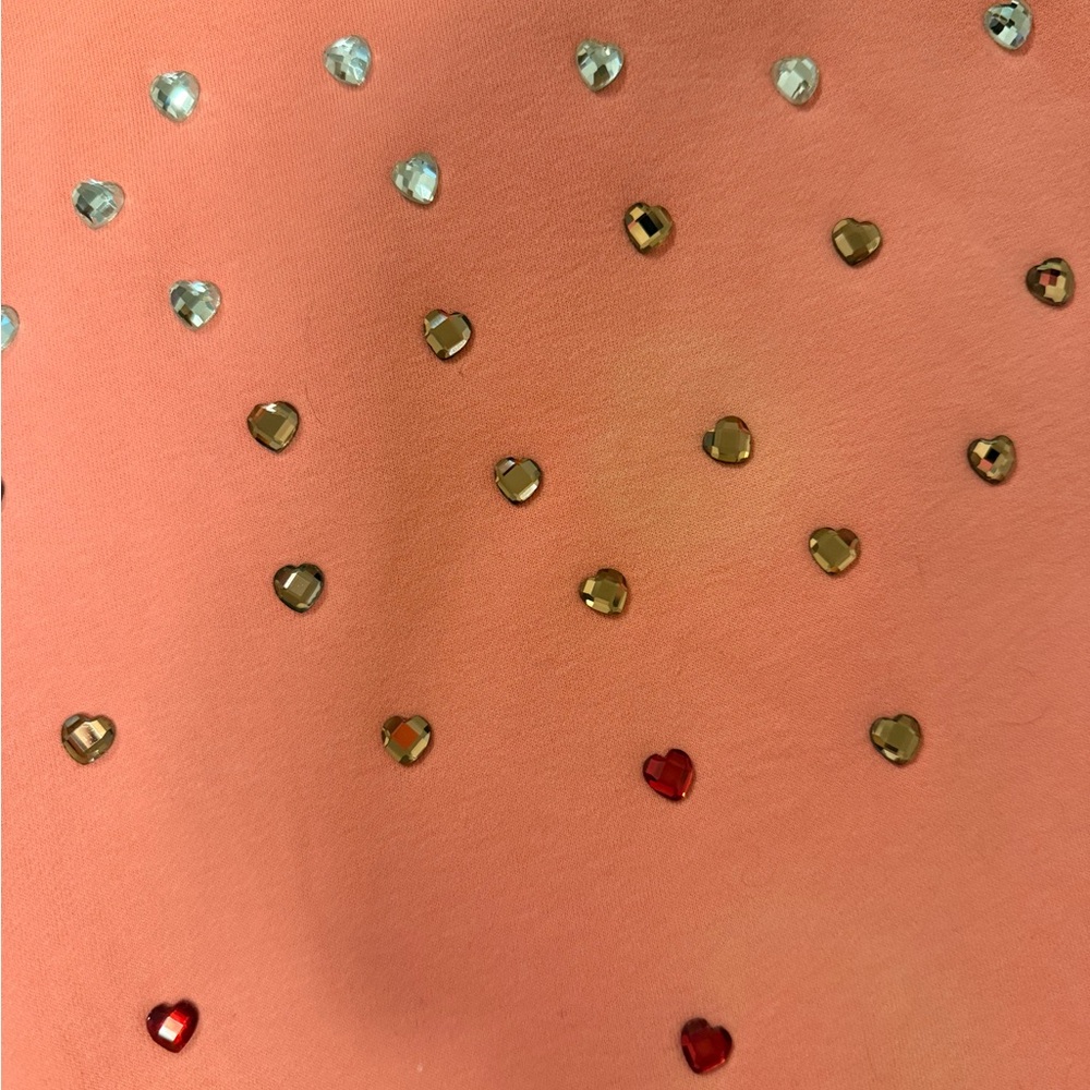 Queen of Sparkles Rhinestone Heart Top - Picture 2 of 6